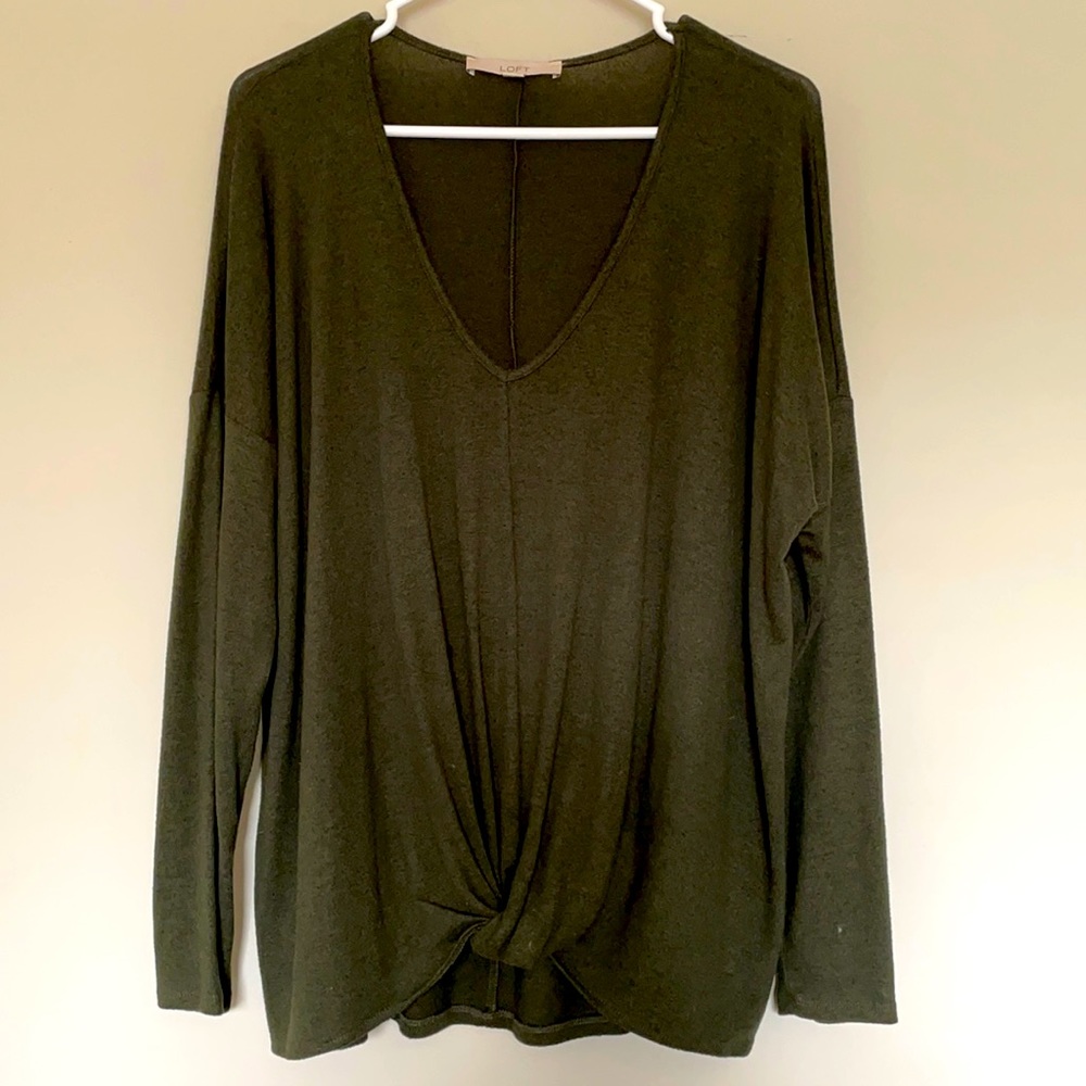 LOFT Knot Front Top